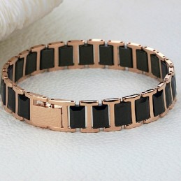 Pålitligt Rykte Svart Volframkeramiskt Armband