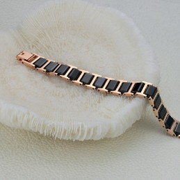Pålitligt Rykte Svart Volframkeramiskt Armband