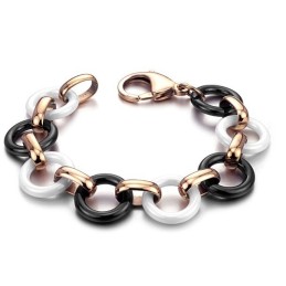 Kvalitets- Och Kvantitetsgaranterat Runt Volframkeramiskt Armband