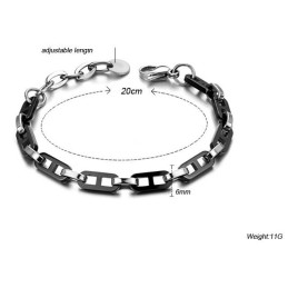 Utmärkt Kvalitets Svart Volfram Keramiskt Armband För Kvinnor