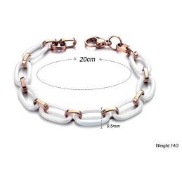Säljer Bra Över Hela Världen Kvinnligt Volfram Keramiskt Armband