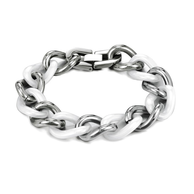 Kvalitets- Och Kvantitetsgaranterat Armband I Vitt Volframkeramik Kvalitets- Och Kvantitetsgaranterat Armband I Vitt Volframkeramik
