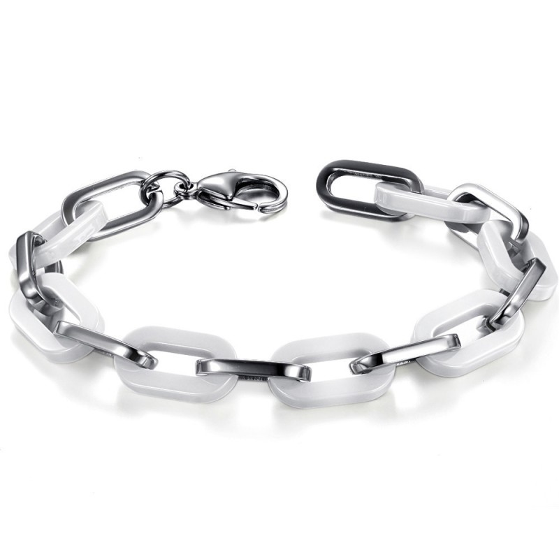 Utmärkt Kvalitet Kvinnligt Vitt Volframkeramiskt Armband Utmärkt Kvalitet Kvinnligt Vitt Volframkeramiskt Armband