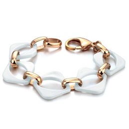 Högkvalitativt Vitt Volframkeramiskt Armband