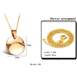 Överlägsen Kvalitet Kvinnligt Volfram Keramiskt Halsband