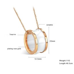 Kvalitets- Och Kvantitetsgaranterat Volframkeramiskt Halsband