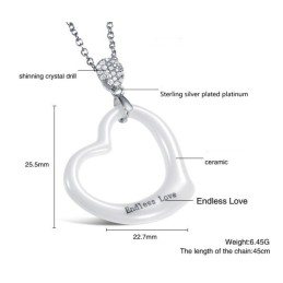 Kvalitets- Och Kvantitetsgaranterat Halsband Med Volframkeramik För Kvinnor