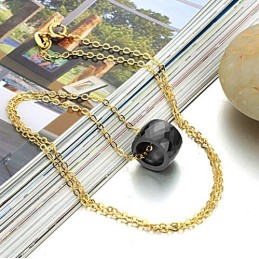 Att Njuta Av Högt Rykte Hemma Och Utomlands Kvinnligt Svart Volfram Keramiskt Halsband
