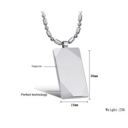 Säljer Bra Över Hela Världen Manligt Volfram Keramiskt Halsband