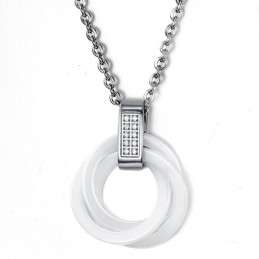 Kvalitets- Och Kvantitetsgaranterat Vitt Volframkeramiskt Halsband