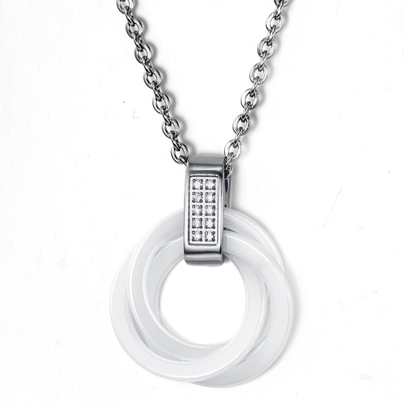 Kvalitets- Och Kvantitetsgaranterat Vitt Volframkeramiskt Halsband Kvalitets- Och Kvantitetsgaranterat Vitt Volframkeramiskt Halsband