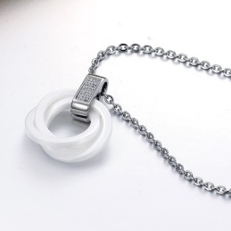 Kvalitets- Och Kvantitetsgaranterat Vitt Volframkeramiskt Halsband