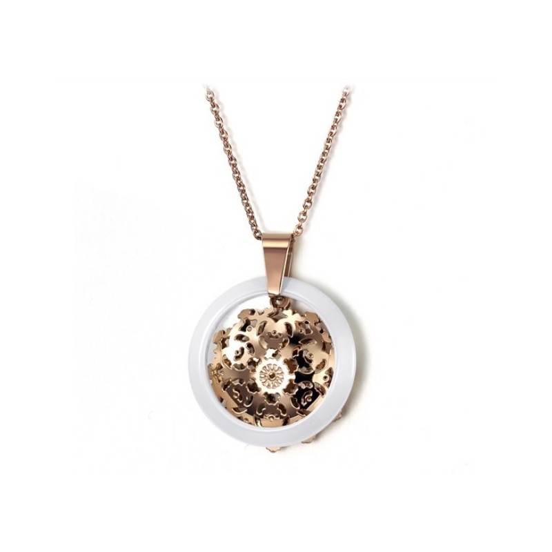Halsband I Roséguld Med Volframkeramisk Finish Och Tillförlitlig Kvalitet Halsband I Roséguld Med Volframkeramisk Finish Och Tillförlitlig Kvalitet
