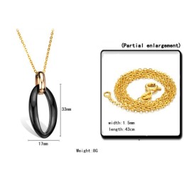 Lätt Att Använda Kvinnligt Volframkeramiskt Halsband