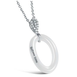 Kvalitets- Och Kvantitetsgaranterat Kortfattat Volframkeramiskt Halsband