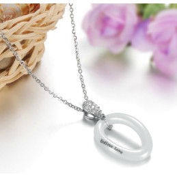 Kvalitets- Och Kvantitetsgaranterat Kortfattat Volframkeramiskt Halsband