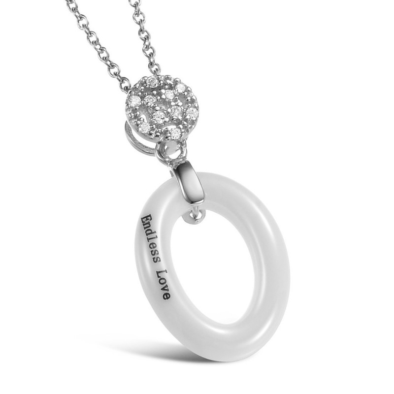 Kungen Av Kvantitet, Kvinnligt Koncist Volframkeramiskt Halsband Kungen Av Kvantitet, Kvinnligt Koncist Volframkeramiskt Halsband