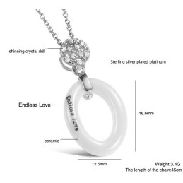 Kungen Av Kvantitet, Kvinnligt Koncist Volframkeramiskt Halsband