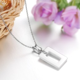 Högkvalitativt Kvinnligt Koncist Volframkeramiskt Halsband