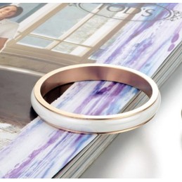 Brett Utbud Av Vita Volframkeramiska Armband