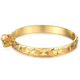 Stabil Kvalitet Retro 18K Guldpläterad Armring För Kvinnor