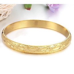 Stabil Kvalitet För Kvinnligt Stjärnmönster I 18K Guldpläterat Armband