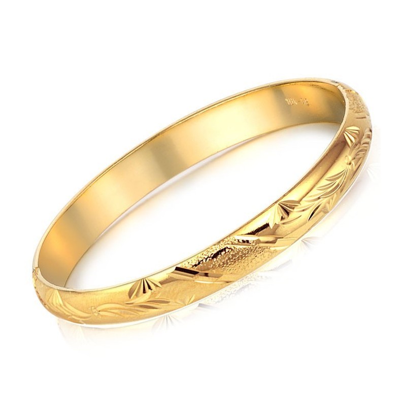 Högkvalitativt Armband Med Blommönster Och 18K Guldplätering För Kvinnor Högkvalitativt Armband Med Blommönster Och 18K Guldplätering För Kvinnor