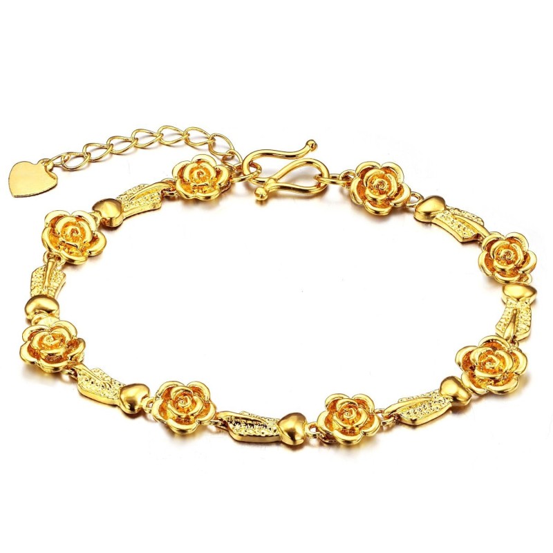 Högkvalitativt Armband För Kvinnor I 18 Karat Guld Högkvalitativt Armband För Kvinnor I 18 Karat Guld