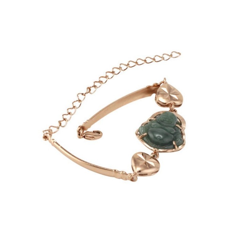 Pålitlig Kvalitet Jade Buddha 18K Guldpläterad Armband Pålitlig Kvalitet Jade Buddha 18K Guldpläterad Armband