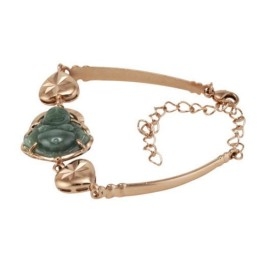 Pålitlig Kvalitet Jade Buddha 18K Guldpläterad Armband