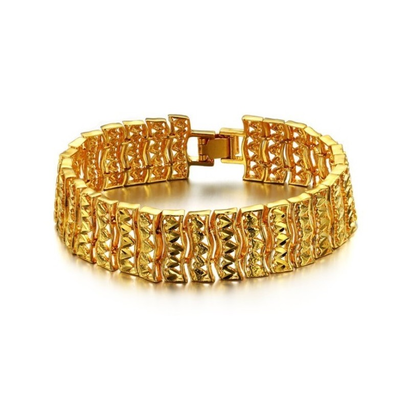 Högkvalitativt Armband För Män I 18 Karat Guld Högkvalitativt Armband För Män I 18 Karat Guld