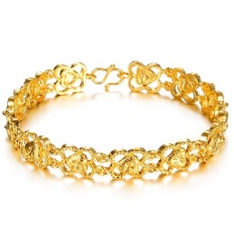 Högkvalitativt Armband För Kvinnor Med 18K Guldplätering