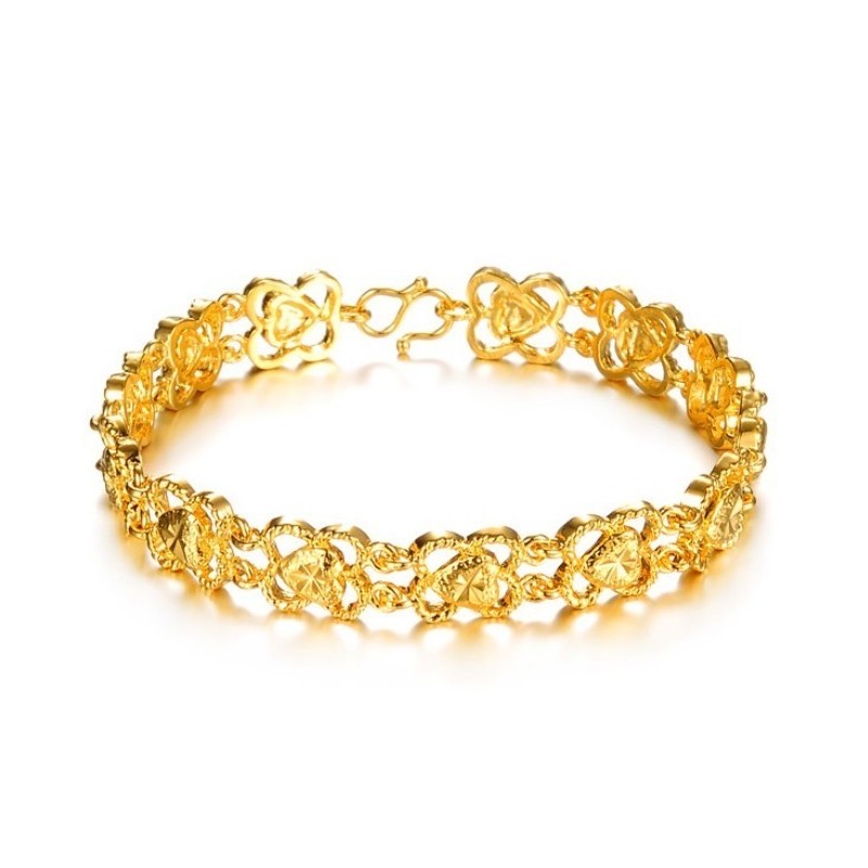 Högkvalitativt Armband För Kvinnor Med 18K Guldplätering Högkvalitativt Armband För Kvinnor Med 18K Guldplätering
