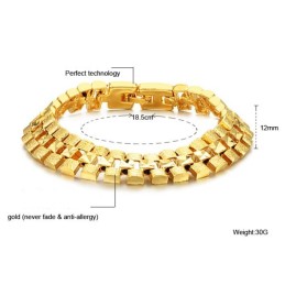 Lättanvänt Armband För Kvinnor I 18 Karat Guld