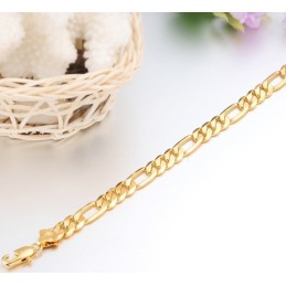 Lättanvänt Armband För Män I 18 Karat Guld