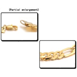 Lättanvänt Armband För Män I 18 Karat Guld