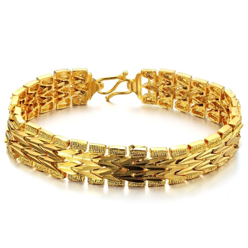 Klassiskt Armband För Kvinnor I 18 Karat Guld Av Utmärkt Kvalitet Klassiskt Armband För Kvinnor I 18 Karat Guld Av Utmärkt Kvalitet
