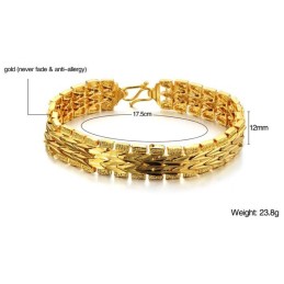 Klassiskt Armband För Kvinnor I 18 Karat Guld Av Utmärkt Kvalitet