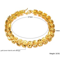 Lättanvänt Armband För Kvinnor I 18 Karat Guld