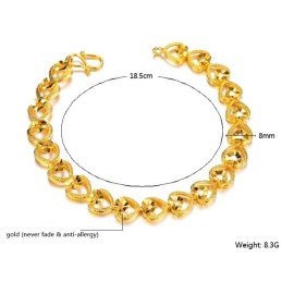 Högkvalitativt Armband För Kvinnor Med 18K Guldplätering
