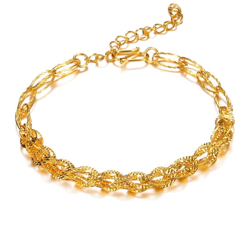 Kvalitets- Och Kvantitetsgaranterat Armband För Kvinnor I 18 Karat Guld Kvalitets- Och Kvantitetsgaranterat Armband För Kvinnor I 18 Karat Guld