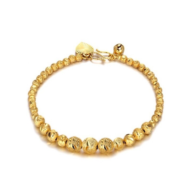 Högkvalitativt Damarmband I 18K Guldpläterat Kulformat Högkvalitativt Damarmband I 18K Guldpläterat Kulformat
