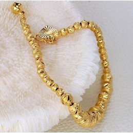 Högkvalitativt Damarmband I 18K Guldpläterat Kulformat