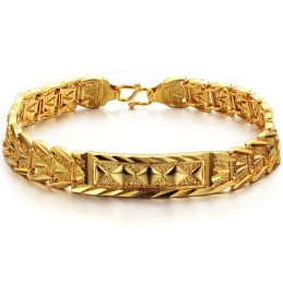 Kvalitets- Och Kvantitetsgaranterat Klassiskt 18K Guldpläterat Armband För Kvinnor