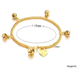 To Have A Long Story Damarmband I 18K Guld Med Klockor
