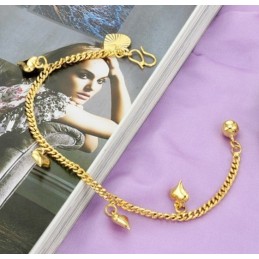 Reliable Reputation Female Sweetheart 18K Guldpläterat Armband Med Klockor