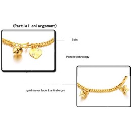 Reliable Reputation Female Sweetheart 18K Guldpläterat Armband Med Klockor