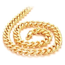 Högkvalitativt Halsband Med Vridform I 18 Karat Guld