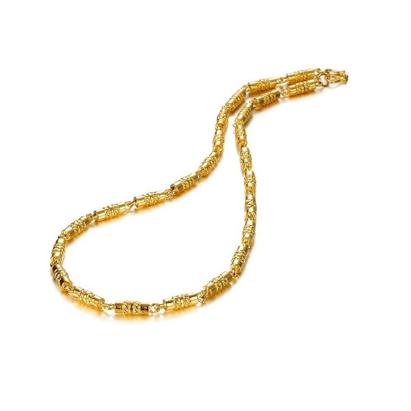 Kvalitets- Och Kvantitetsgaranterat Halsband För Män I 18 Karat Guld Kvalitets- Och Kvantitetsgaranterat Halsband För Män I 18 Karat Guld