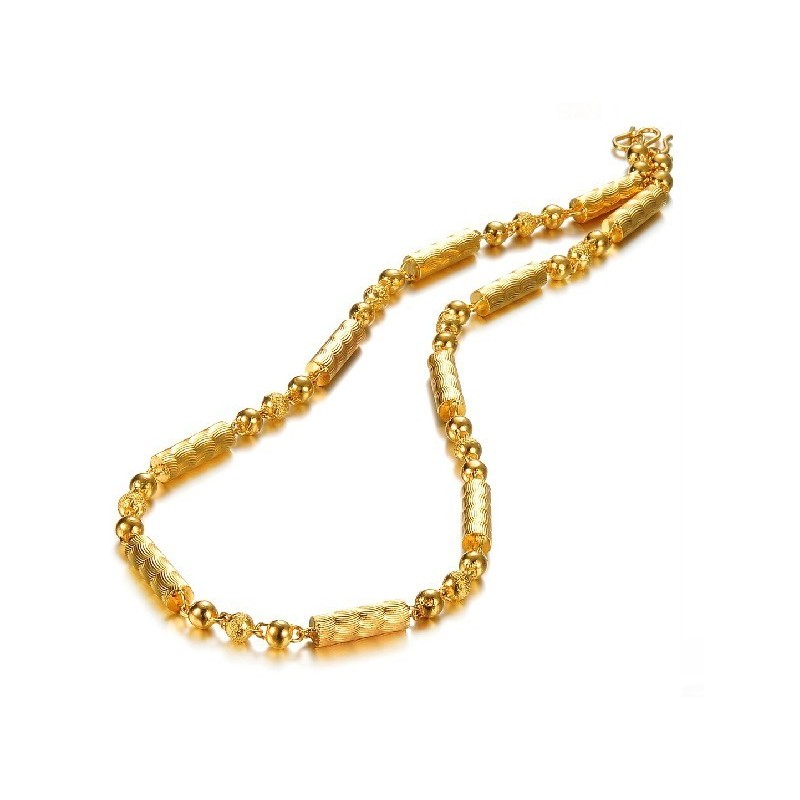 Halsband Med Fingeravtryckstextur I Stabil Kvalitet Och 18K Guldplätering Halsband Med Fingeravtryckstextur I Stabil Kvalitet Och 18K Guldplätering